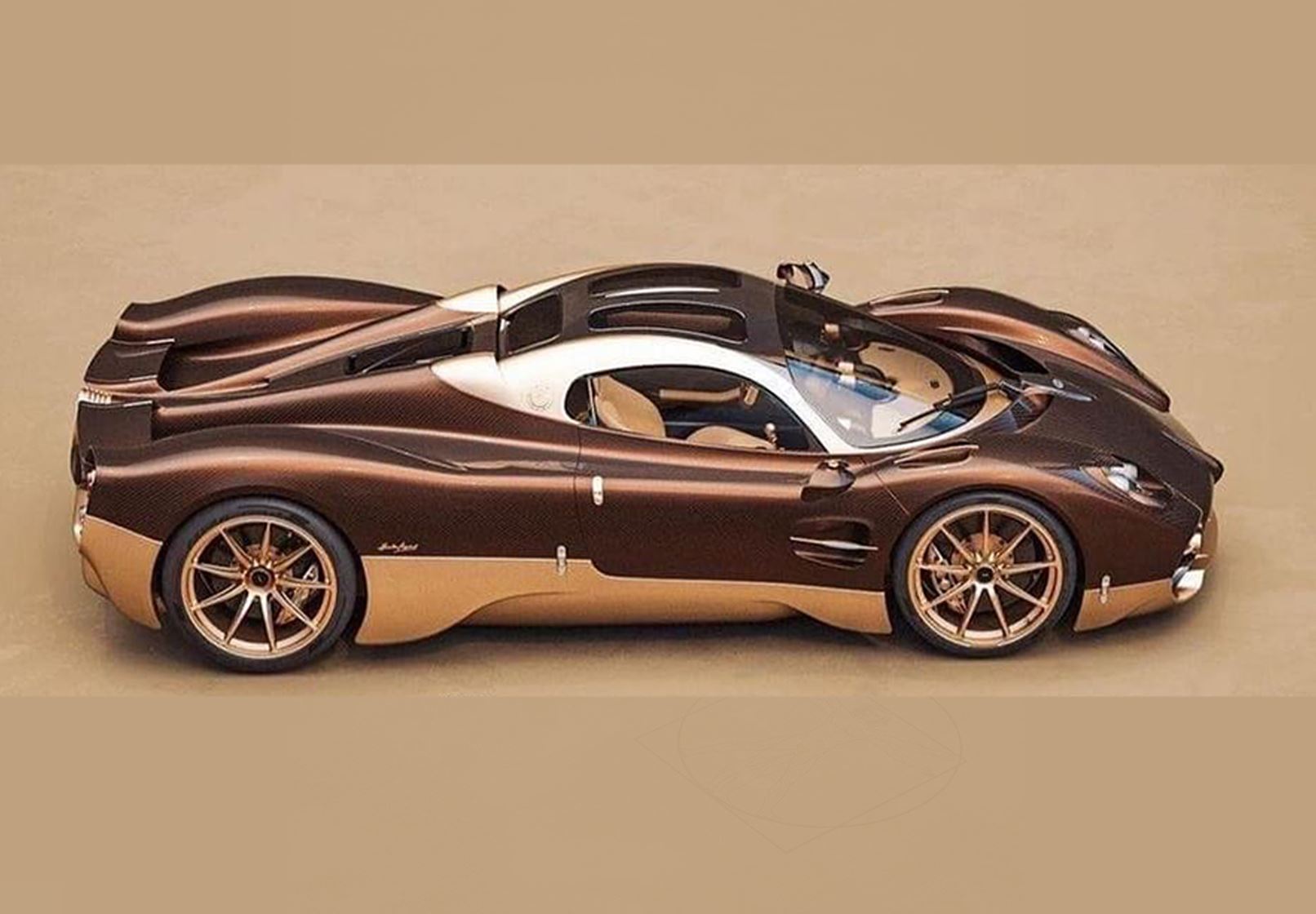 Pagani Utopia - metallic bronze - 1:18