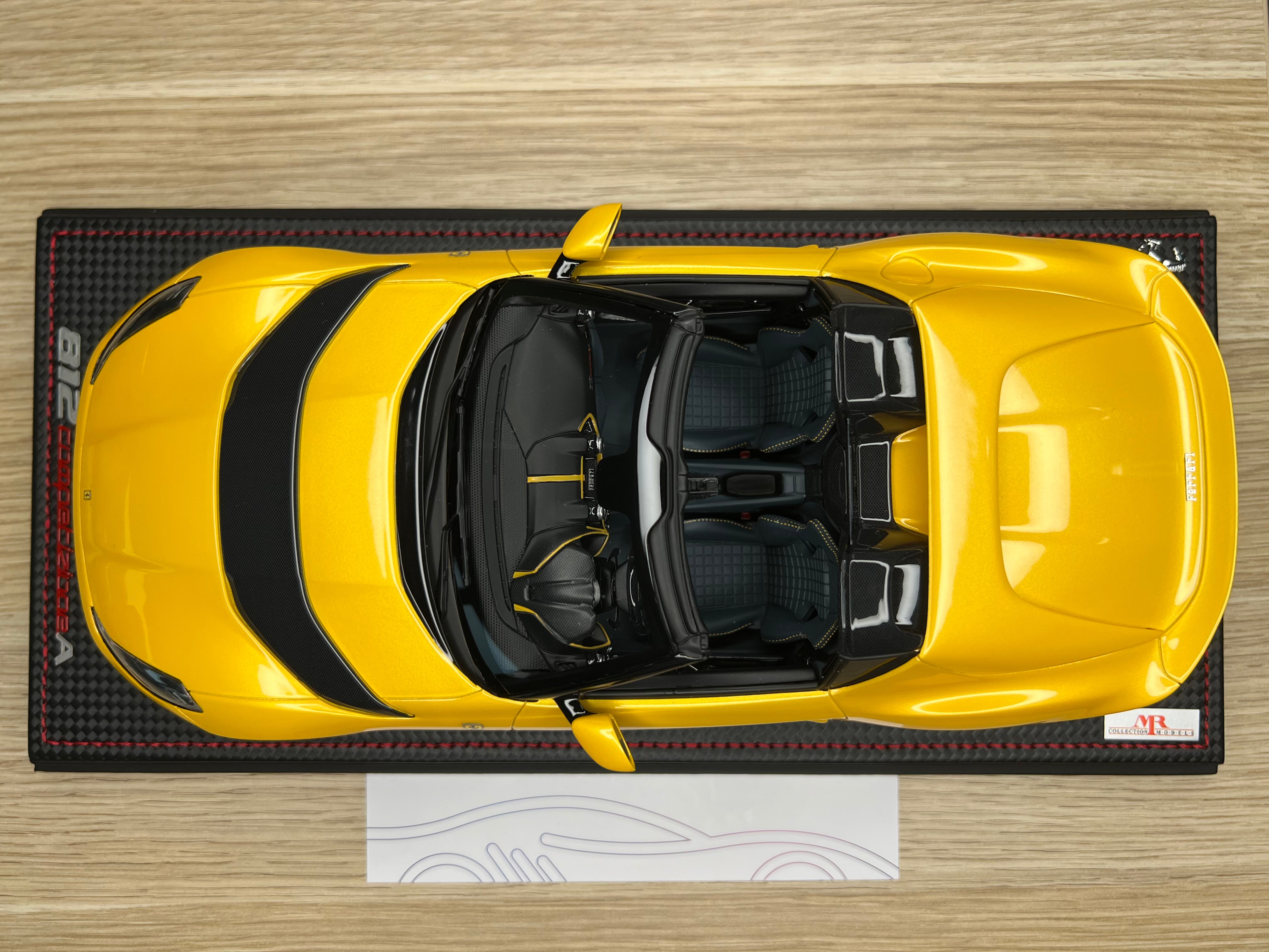 Ferrari 812 Competizione A - Giallo Tristrato - 1:18