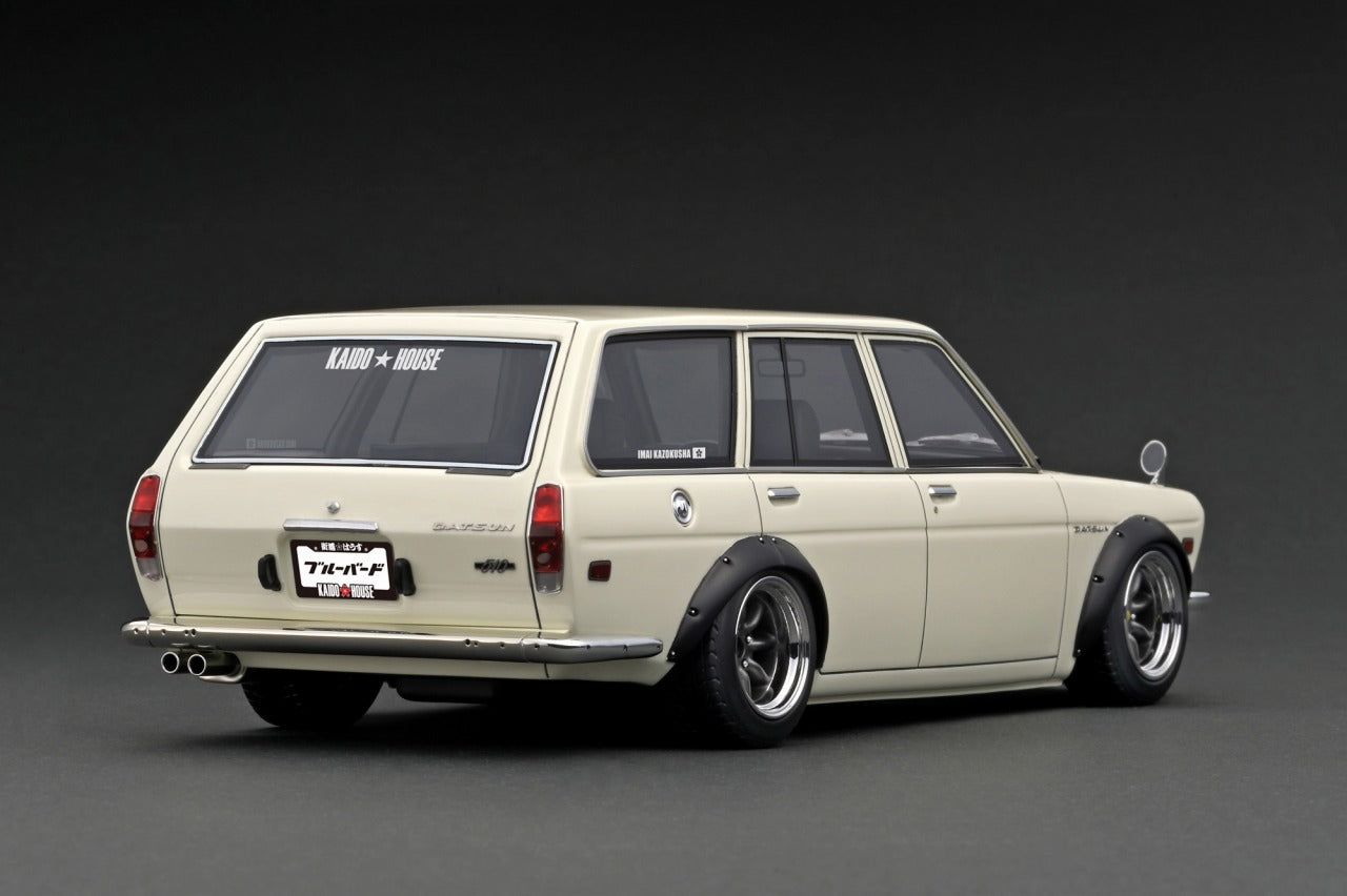 *PREORDER* Ignition Model 1:18 Datsun Bluebird (510) Wagon KAIDO HOUSE in White