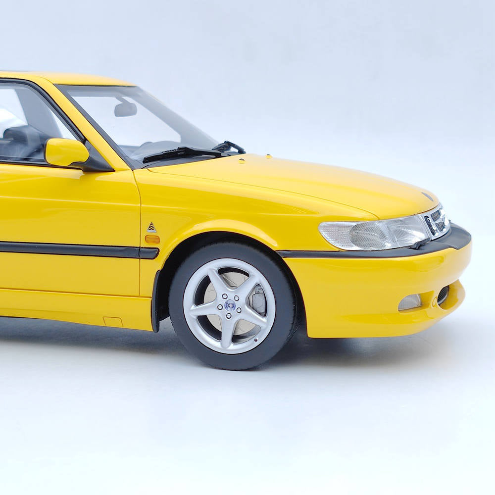 DNA Collectibles 1/18 Saab 9-3 Viggen Coupe 2000 DNA000078 Resin Model Yellow Toy Car Gift