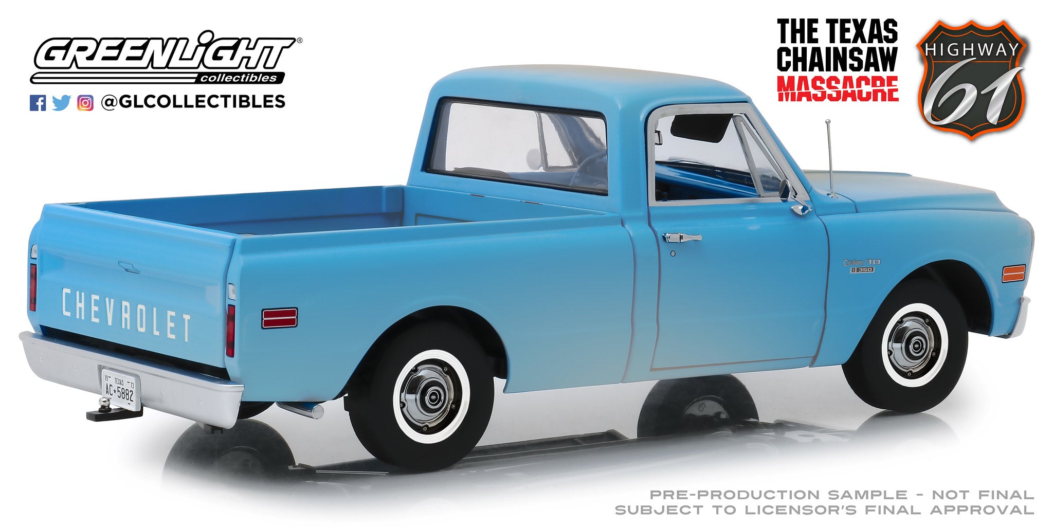 Highway 61 1/18 The Texas Chain Saw Massacre (1974) - 1971 Chevrolet C-10 HWY-18014