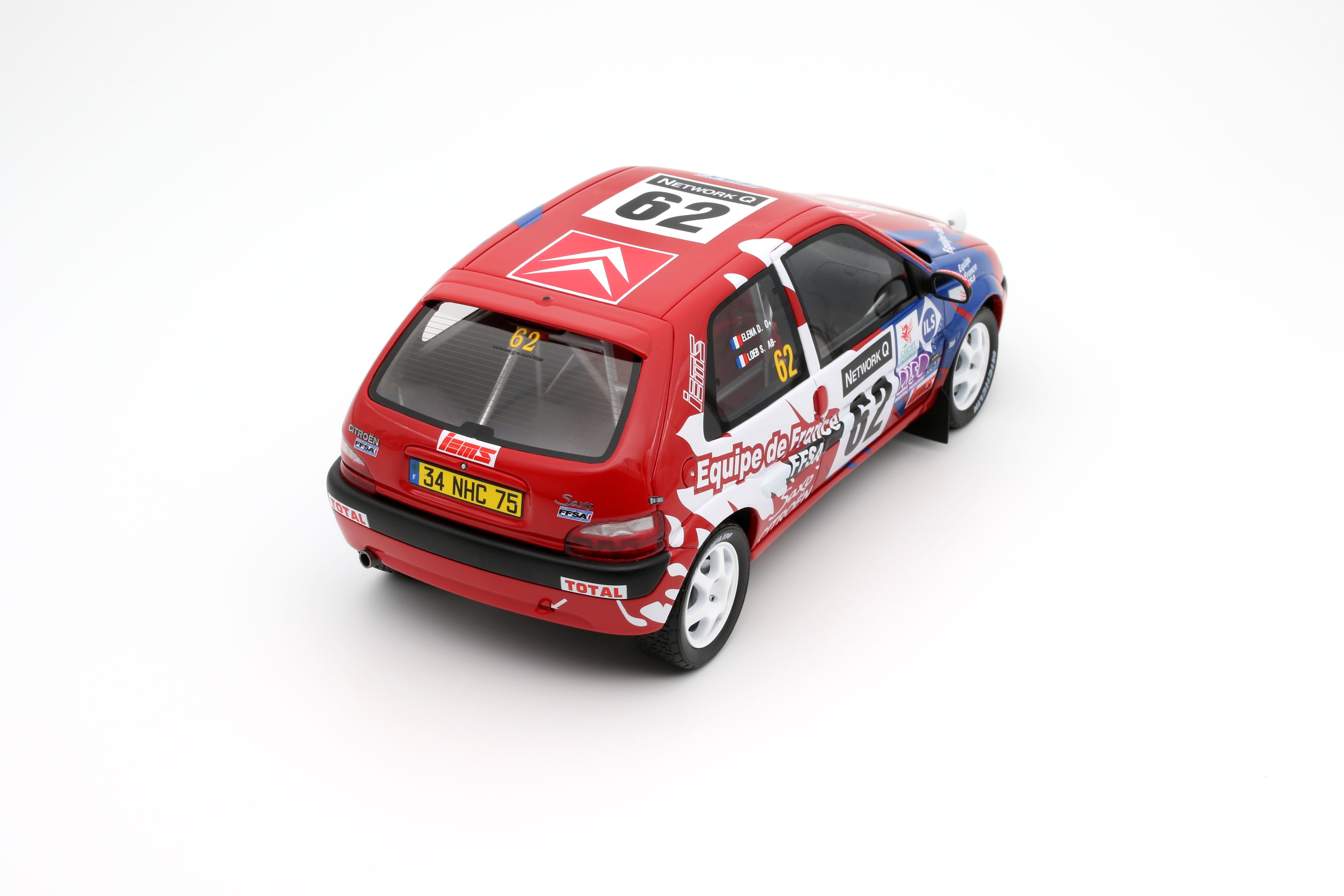 OTTO 1:18 Citroen Saxo Vts S.Loeb #62 Rac Rally 2000 OT978