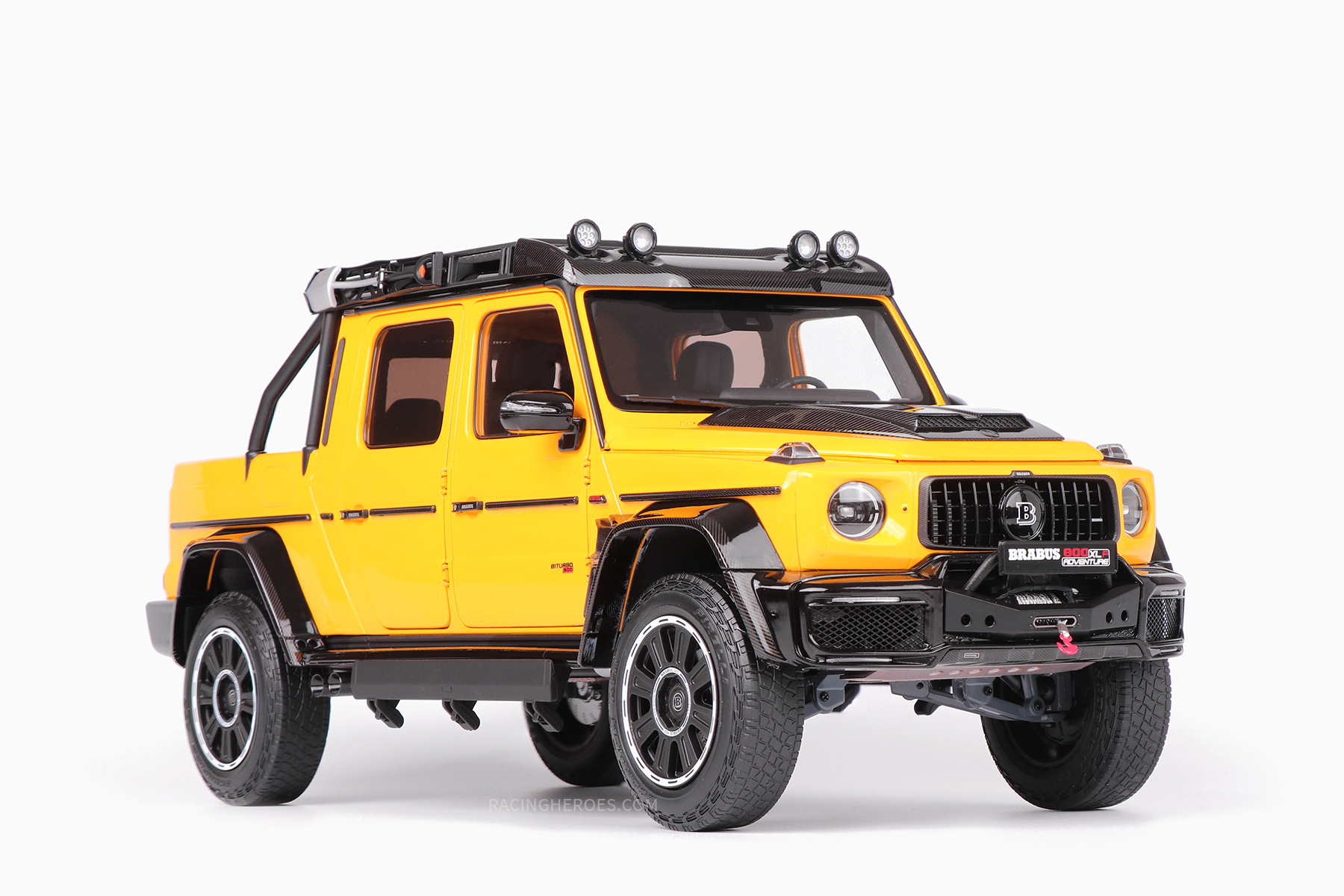 Brabus G 800 Adventure XLP 2020 Mellon Yellow 1:18 by Almost Real
