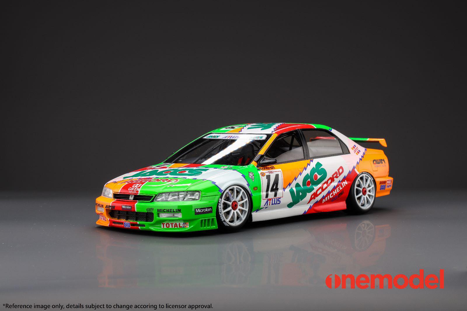 *PREORDER* One Model 1:18 Honda Accord (CD6) ##14 JTCC JACCS Version