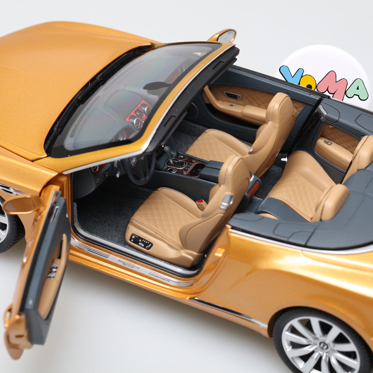 Paragon 1:18 2016 Bentley Continental GT Convertible Gold PA-98232