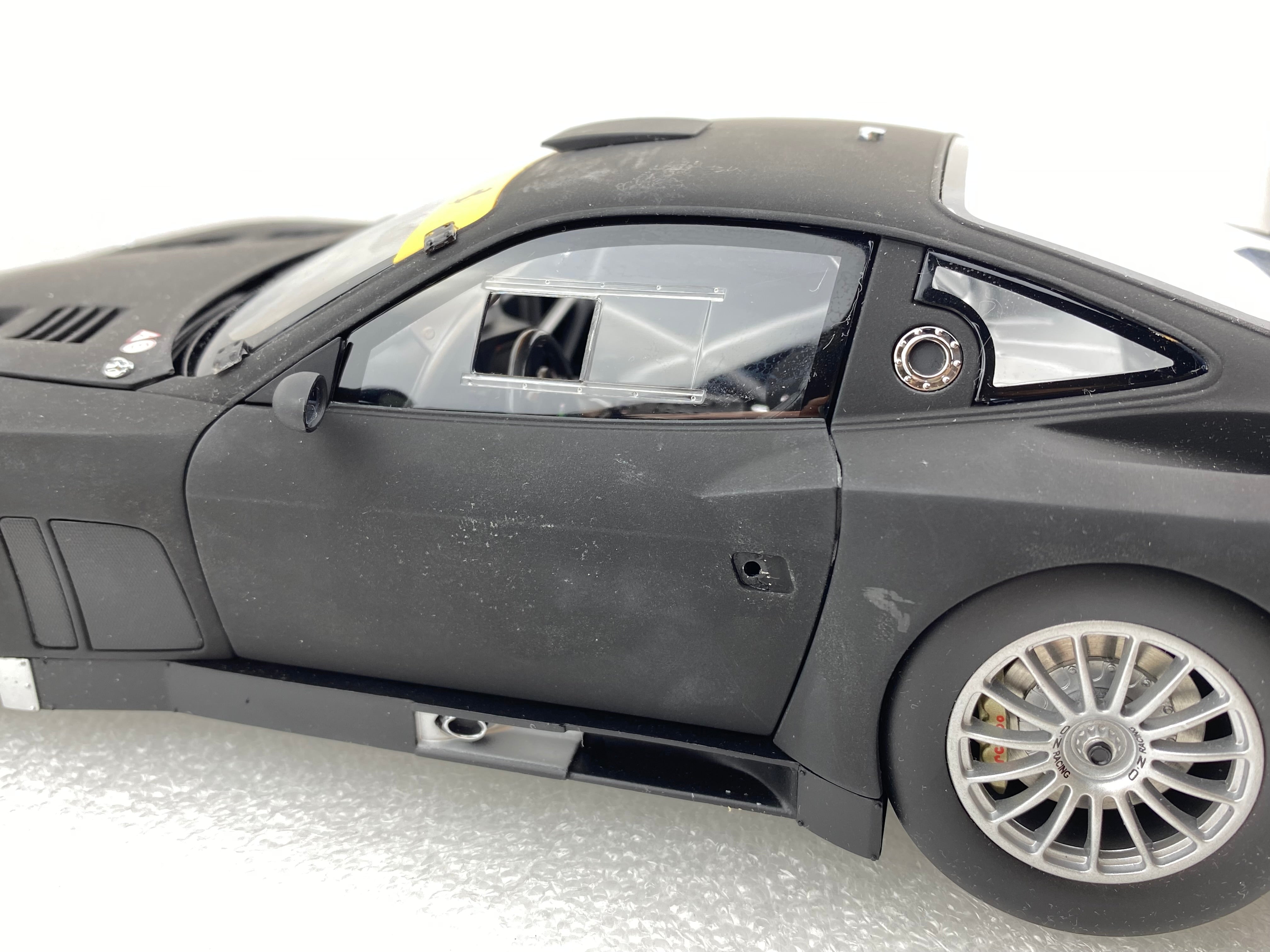 Kyosho 1:18 Ferrari 575 GTC Evoluzione 2005 Matt Black 08392A (Clearance Final Sale)