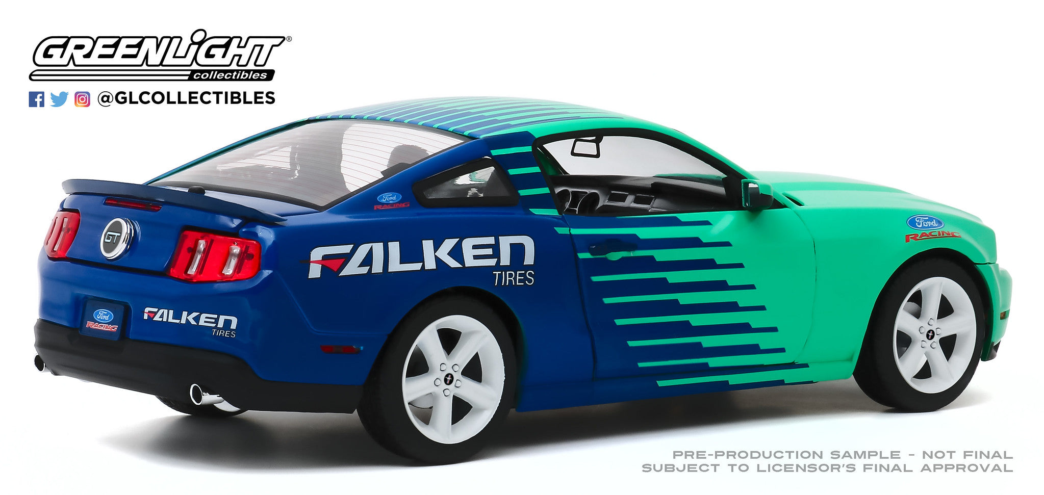 GreenLight 1:18 2010 Ford Mustang GT - Falken Tires 13552