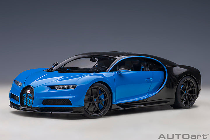 BUGATTI CHIRON SPORT 2019 (FRENCH RACING BLUE/CARBON)