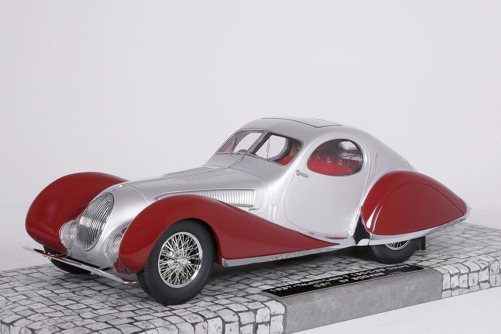 Minichamps 1:18 1937 Talbot-Lago Coupé T150 C-SS Coupe silver/red 107117121