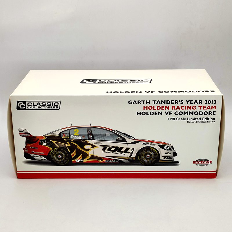 Classic 1:18 Garth Tander's 2013 Toll Holden VF Commodore #2 18534 Limited Car Diecast Model Collection Gift
