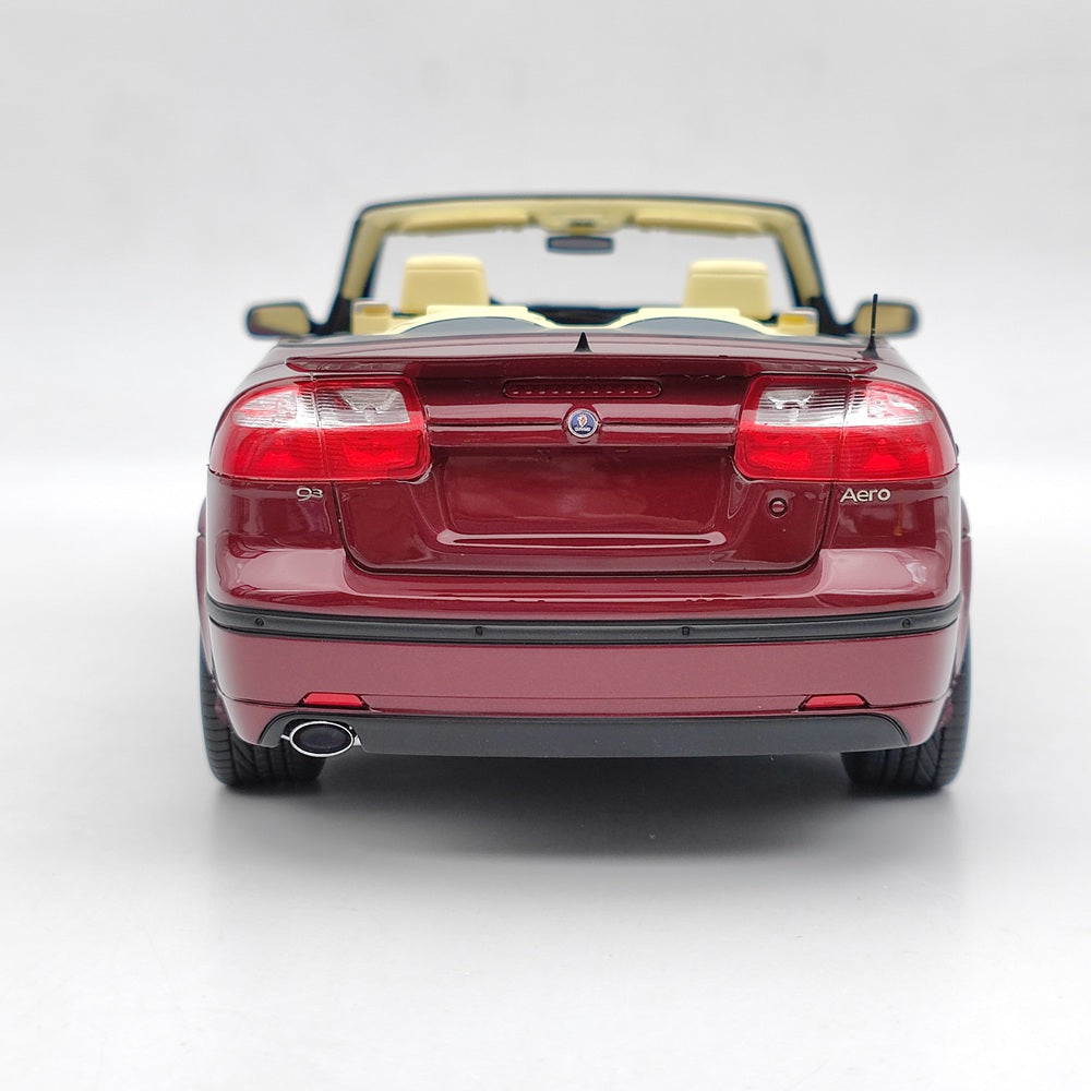 DNA Collectibles 1/18 Saab 9-3 Convertible Aero 2005 DNA000087 Resin Model Red Toy Gift