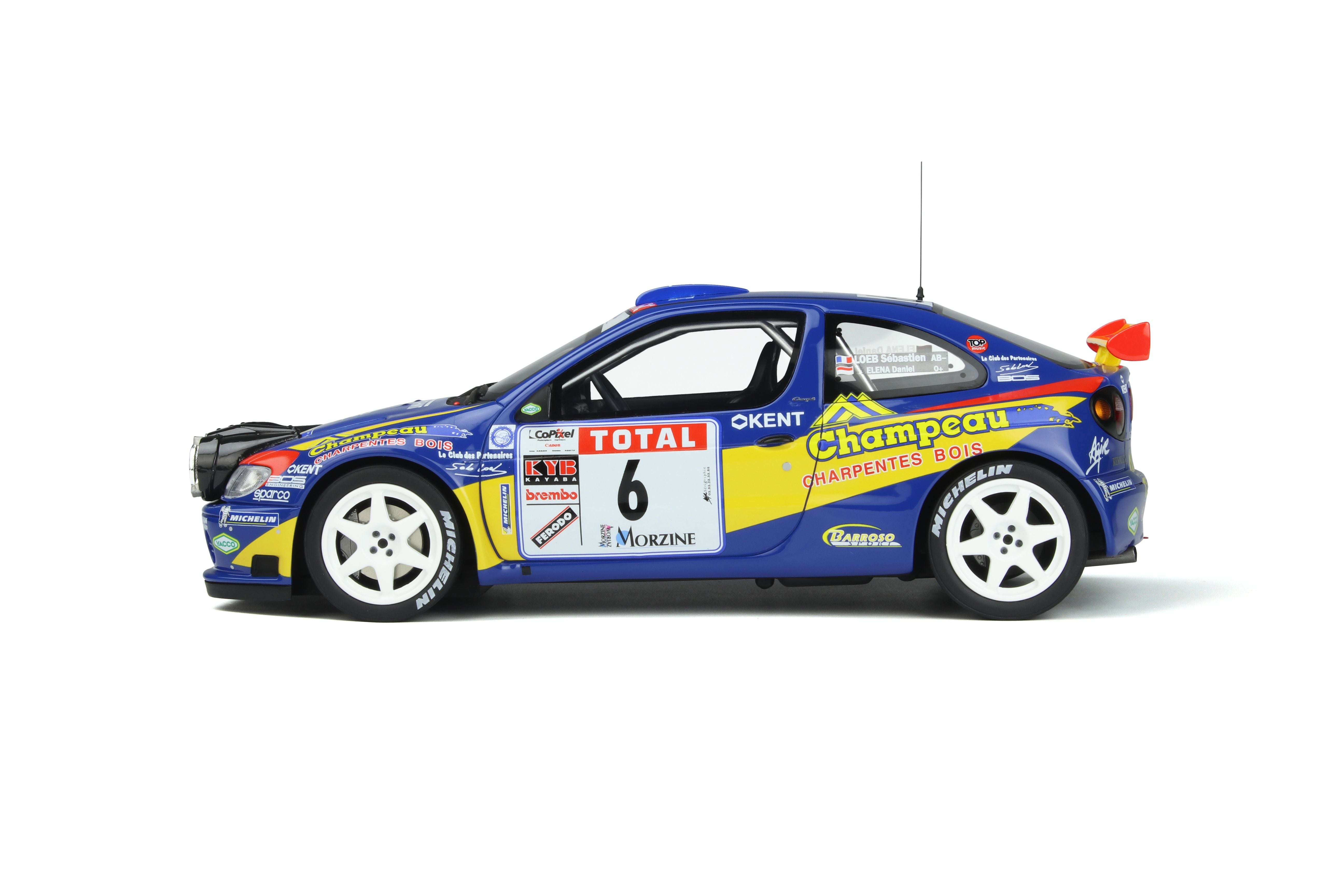 OTTO 1:18 Renault Megane Maxi #6 Rally of Monte Blanc 2000 OT960