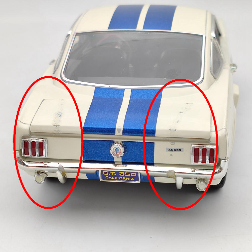Cobra 1:18 1966 Ford Mustang Shelby GT 350 DC35001 White Metal Collectibles Used
