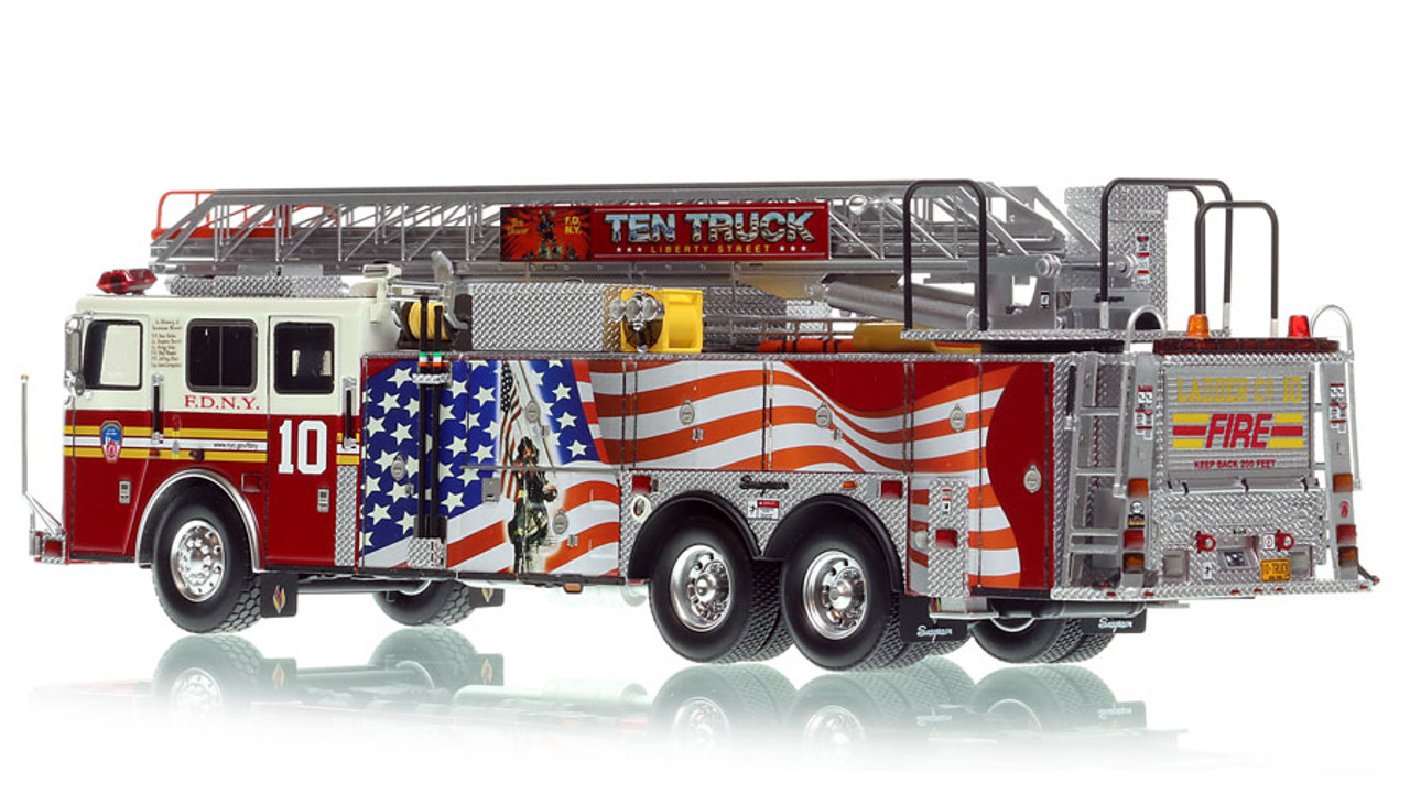 FIRE DEPARTMENT CITY OF NEW YORK 2001 LADDER 10 - MANHATTAN
