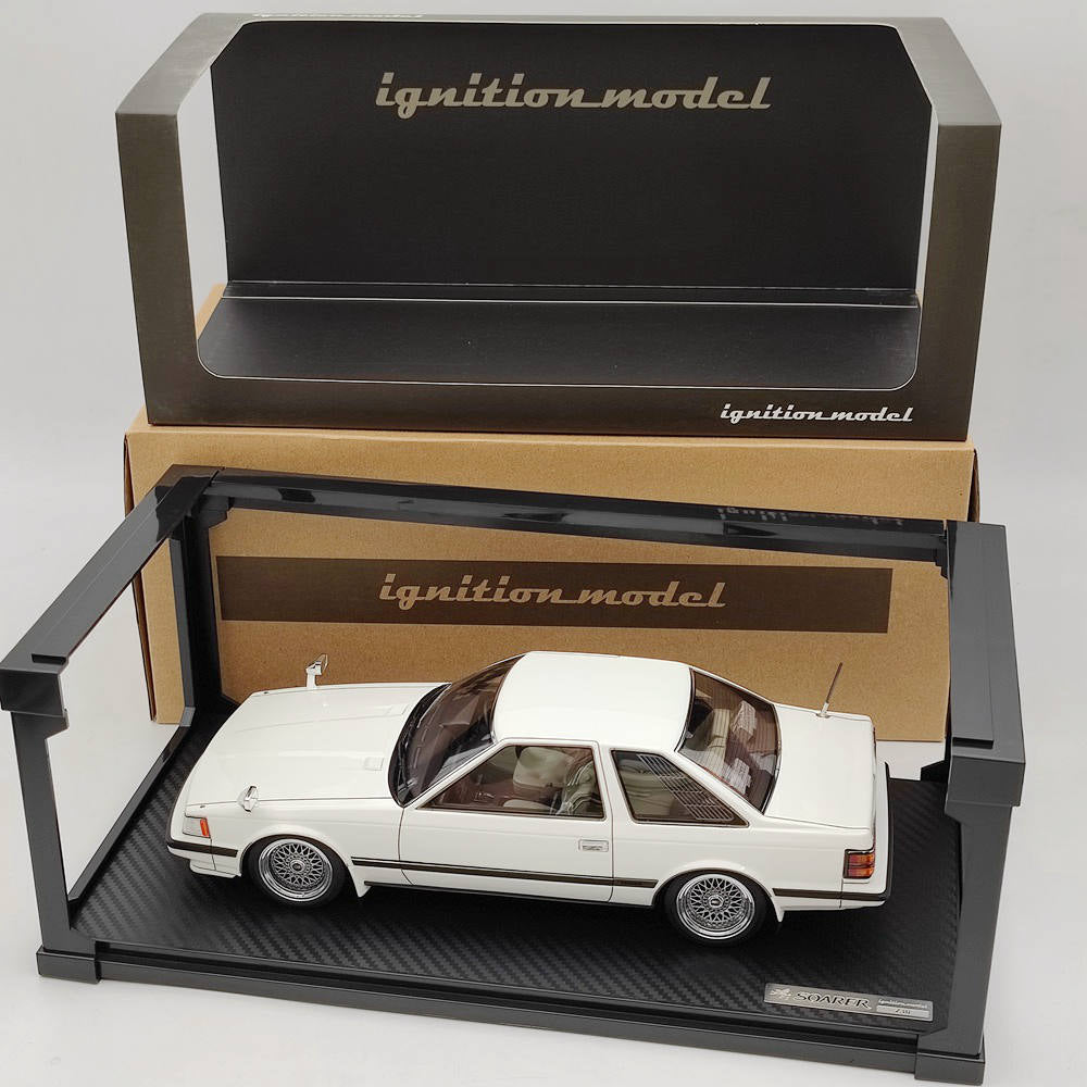 Ignition Model 1:18 Scale Toyota Soarer 2800GT Z10 IG1373 Resin Car Model Limited White Toy Gift