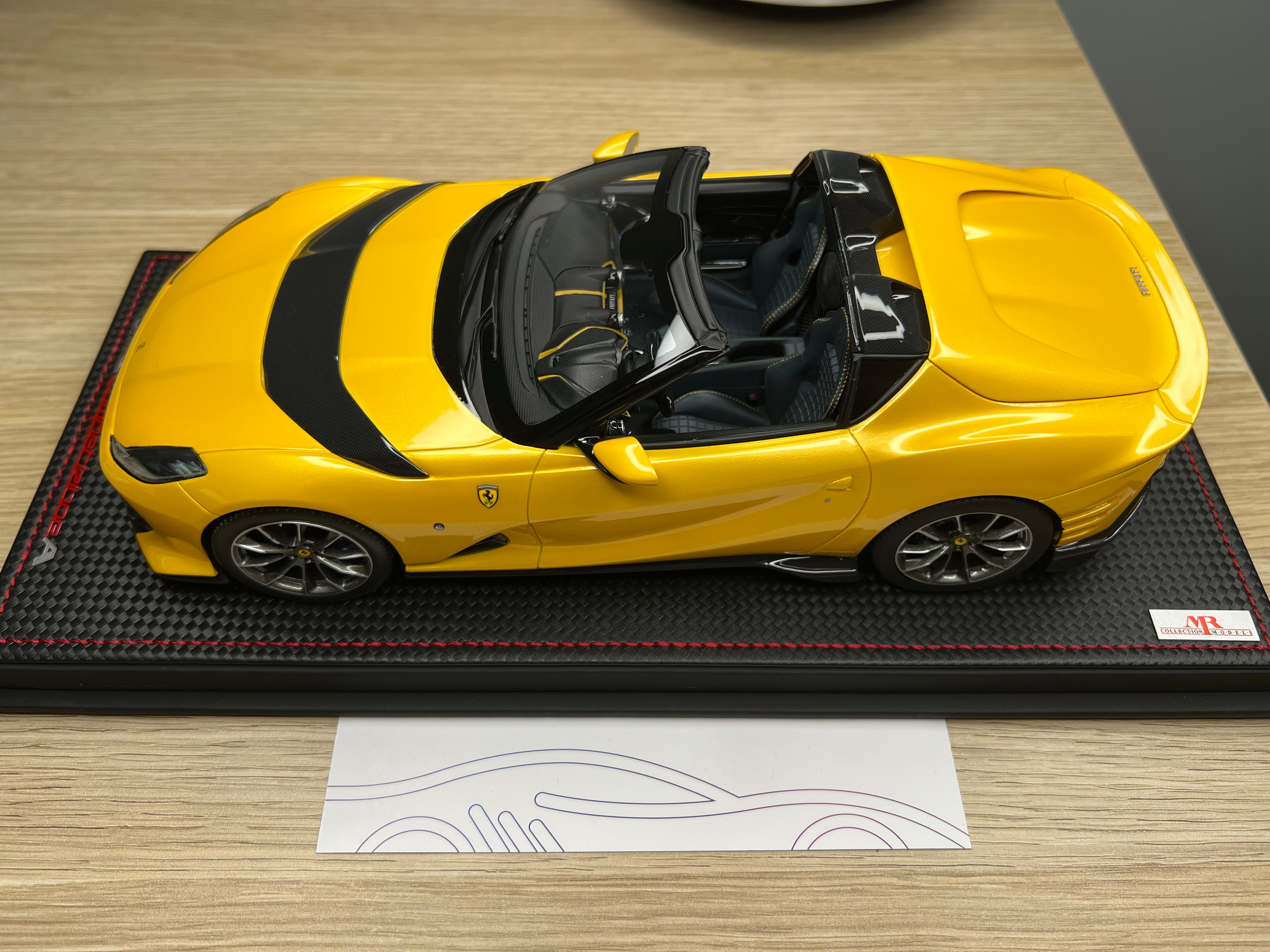 Ferrari 812 Competizione A - Giallo Tristrato - 1:18