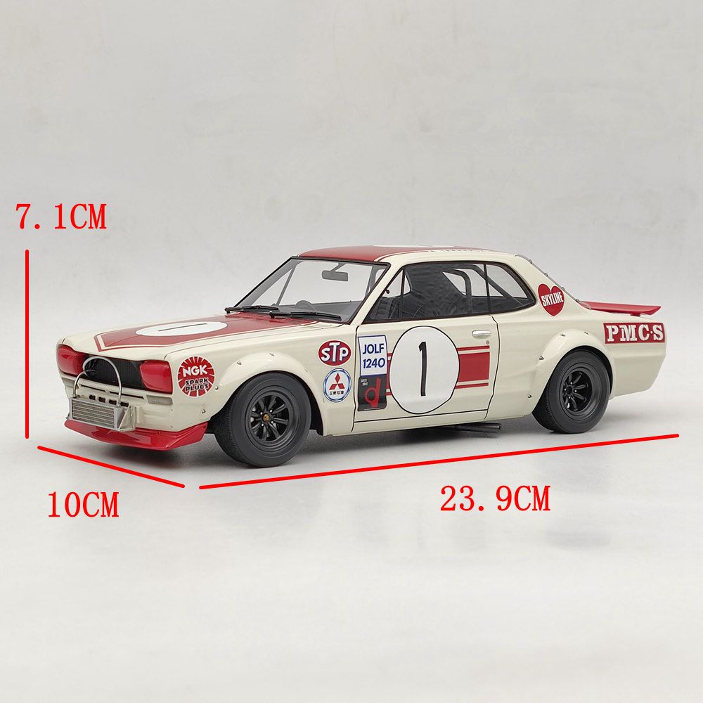 Ignition Model 1:18 IG2017 Nissan Skyline 2000 GT-R (KPGC10) #01 1971 Resin Toys Car Gift