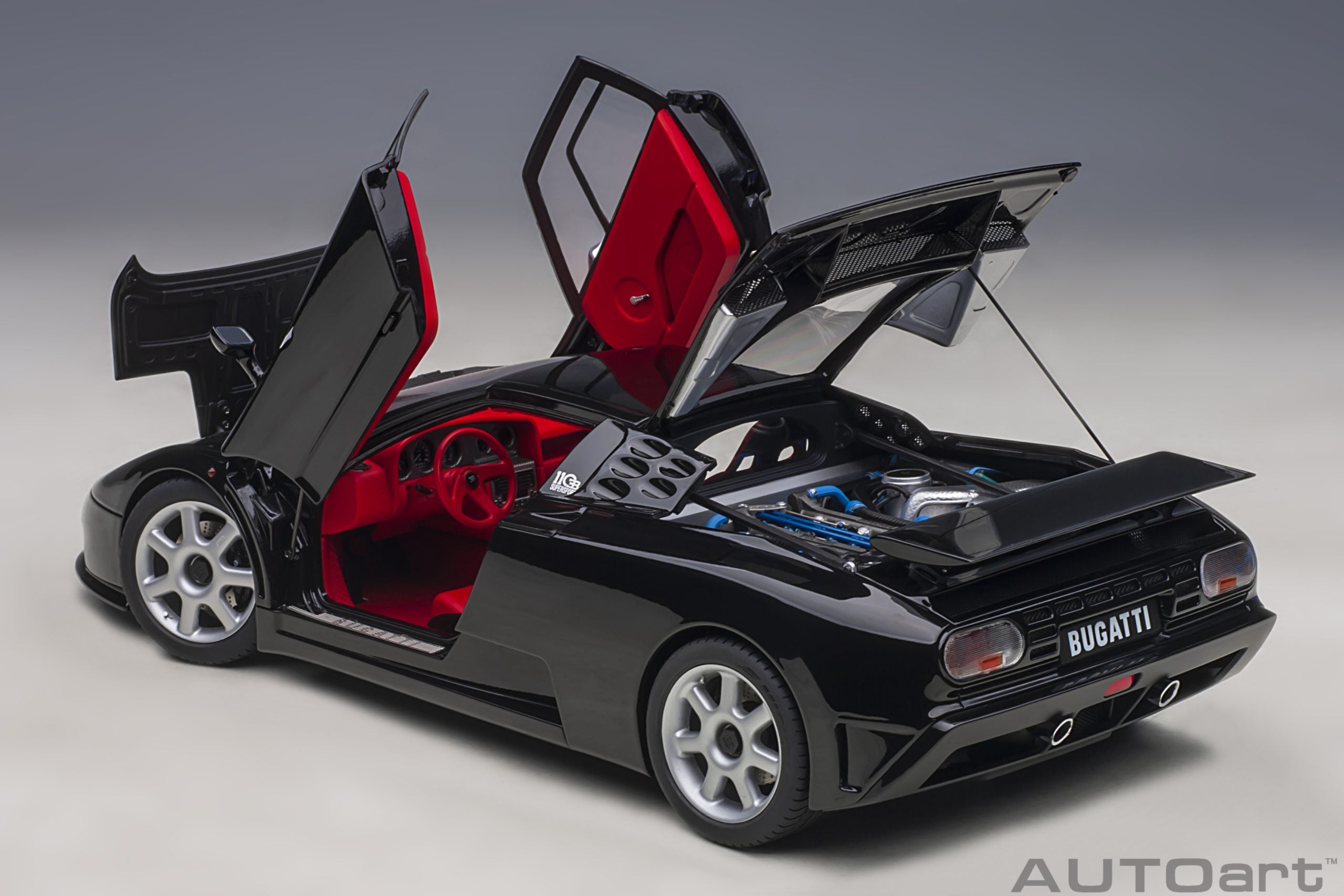 AUTOart 1:18 Bugatti EB110 SS Black 70919