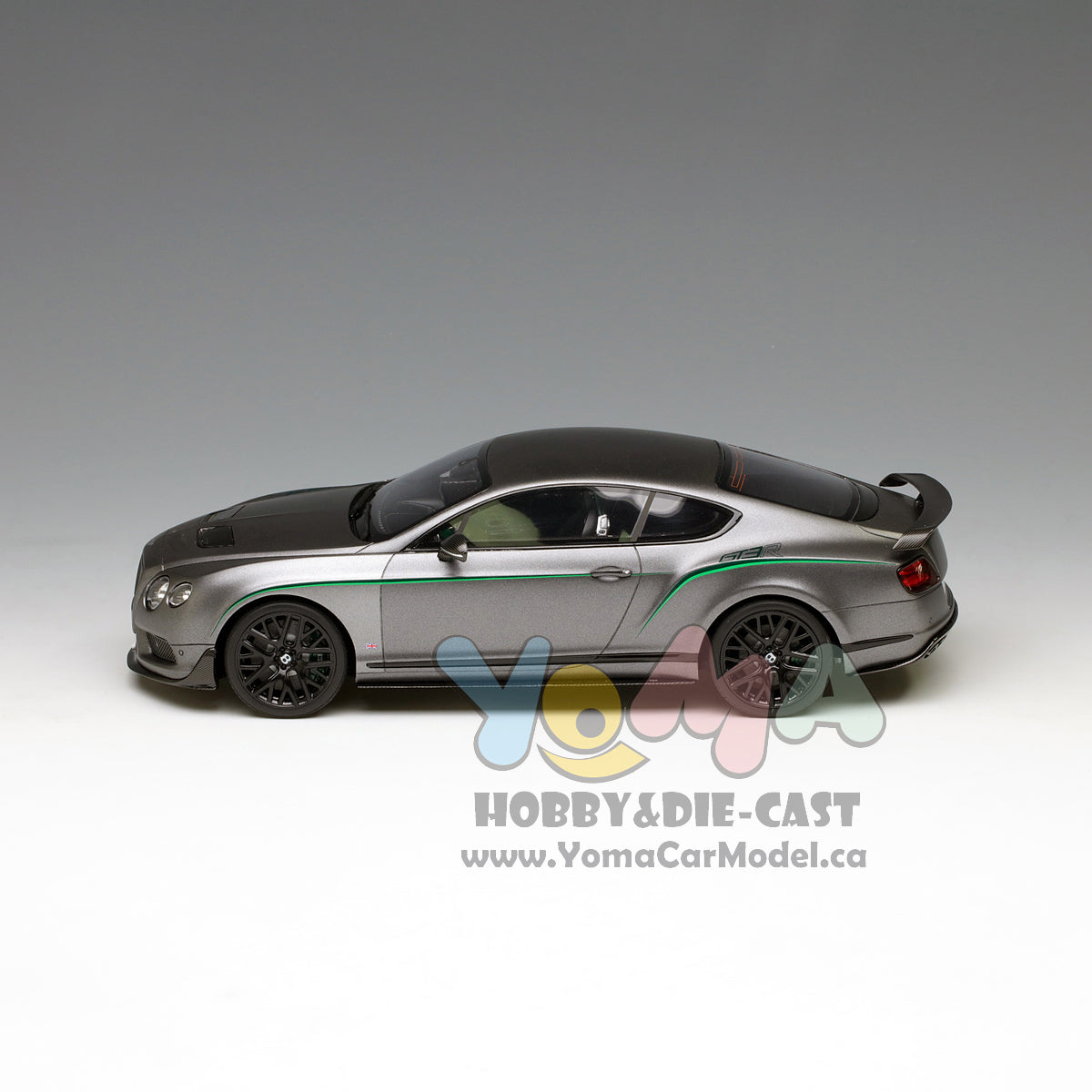 GT Spirit 1:18 Bentley Continental GT3-R 2015 Grey Matte KJ003