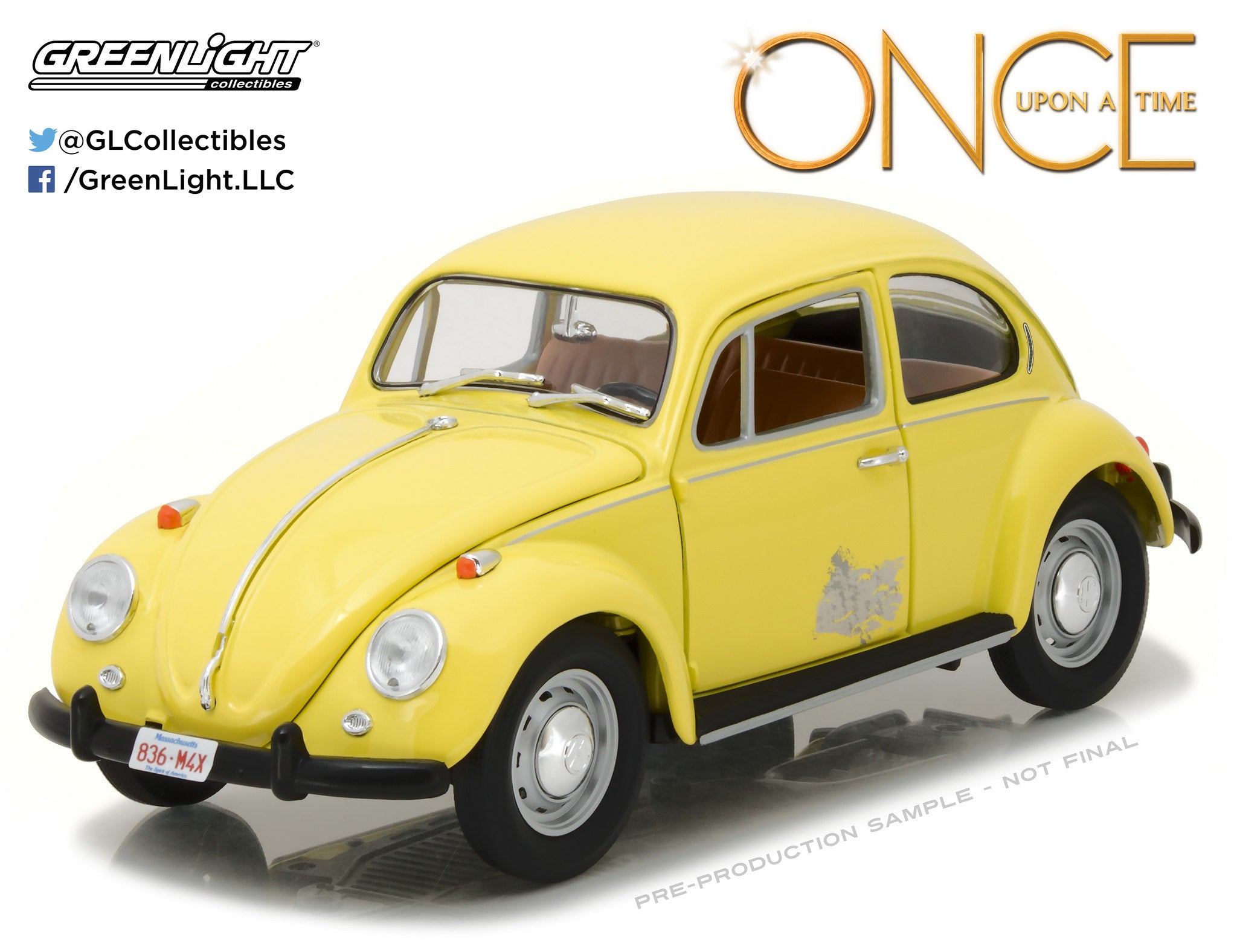 GreenLight 1:18 Emma's Volkswagen Beetle Once Upon A Time 12993