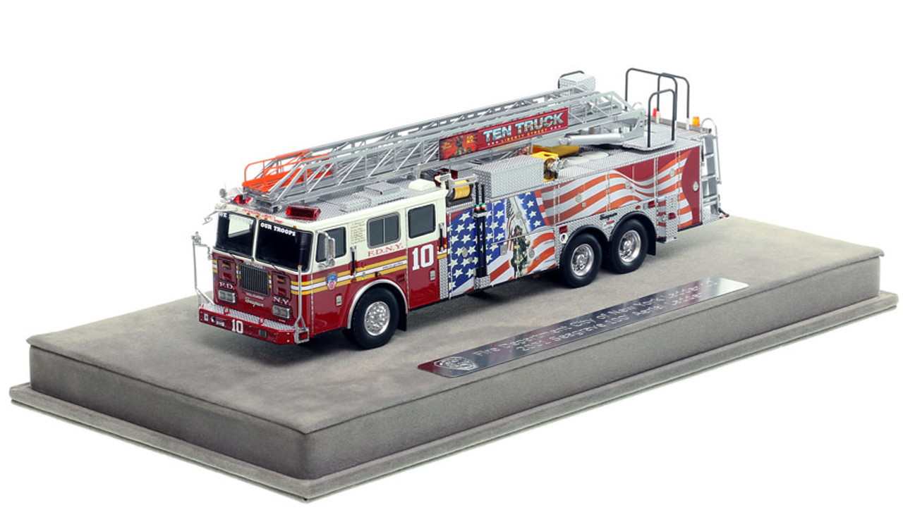 FIRE DEPARTMENT CITY OF NEW YORK 2001 LADDER 10 - MANHATTAN