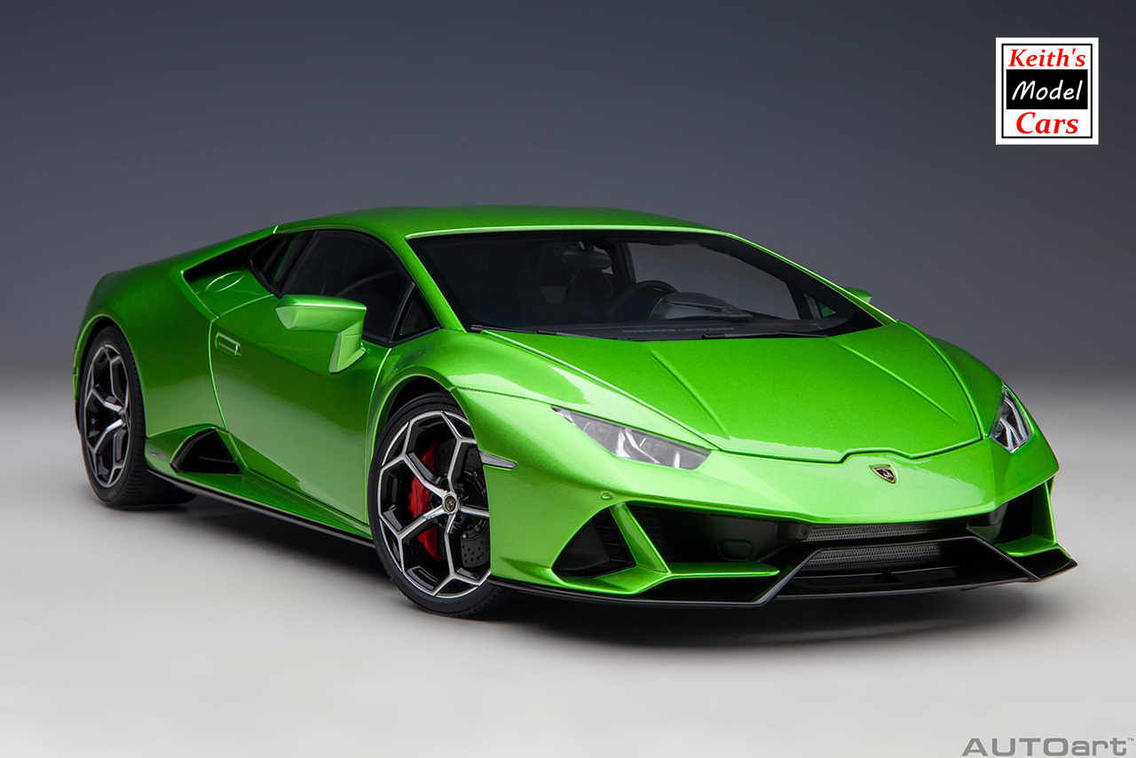 [1/18 Scale] Lamborghini Huracán Evo in Verde Selvans by AUTOart Models