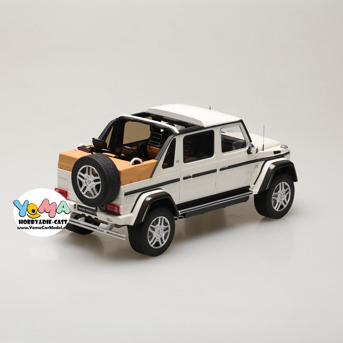 GT Spirit 1:18 Mercedes Benz Maybach G650 Landaulet White KJ022