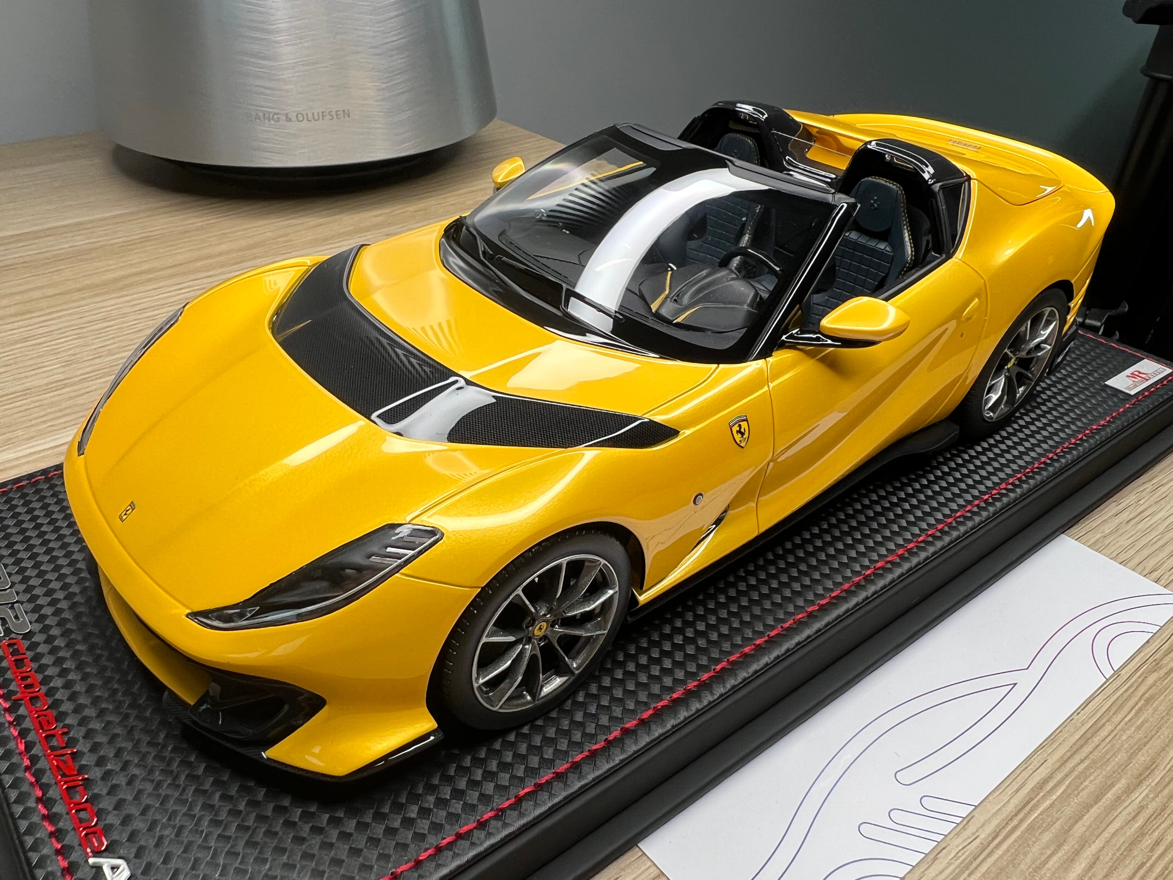 Ferrari 812 Competizione A - Giallo Tristrato - 1:18