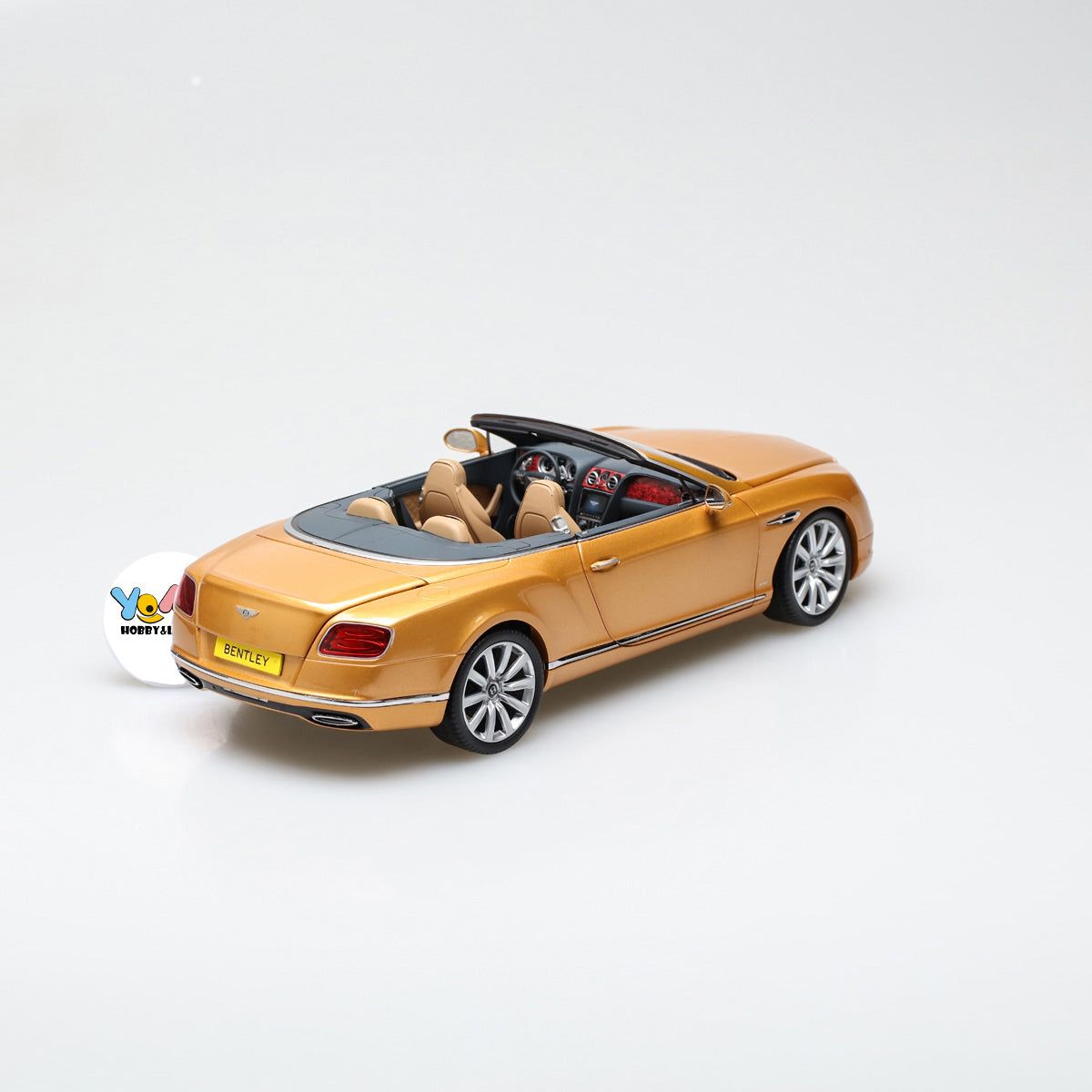 Paragon 1:18 2016 Bentley Continental GT Convertible Gold PA-98232