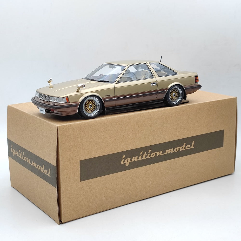 Ignition Model 1/18 Toyota Soarer 2800GT Extra Z10 Gold/Brown IG1376 Resin Toy Car Model Gift