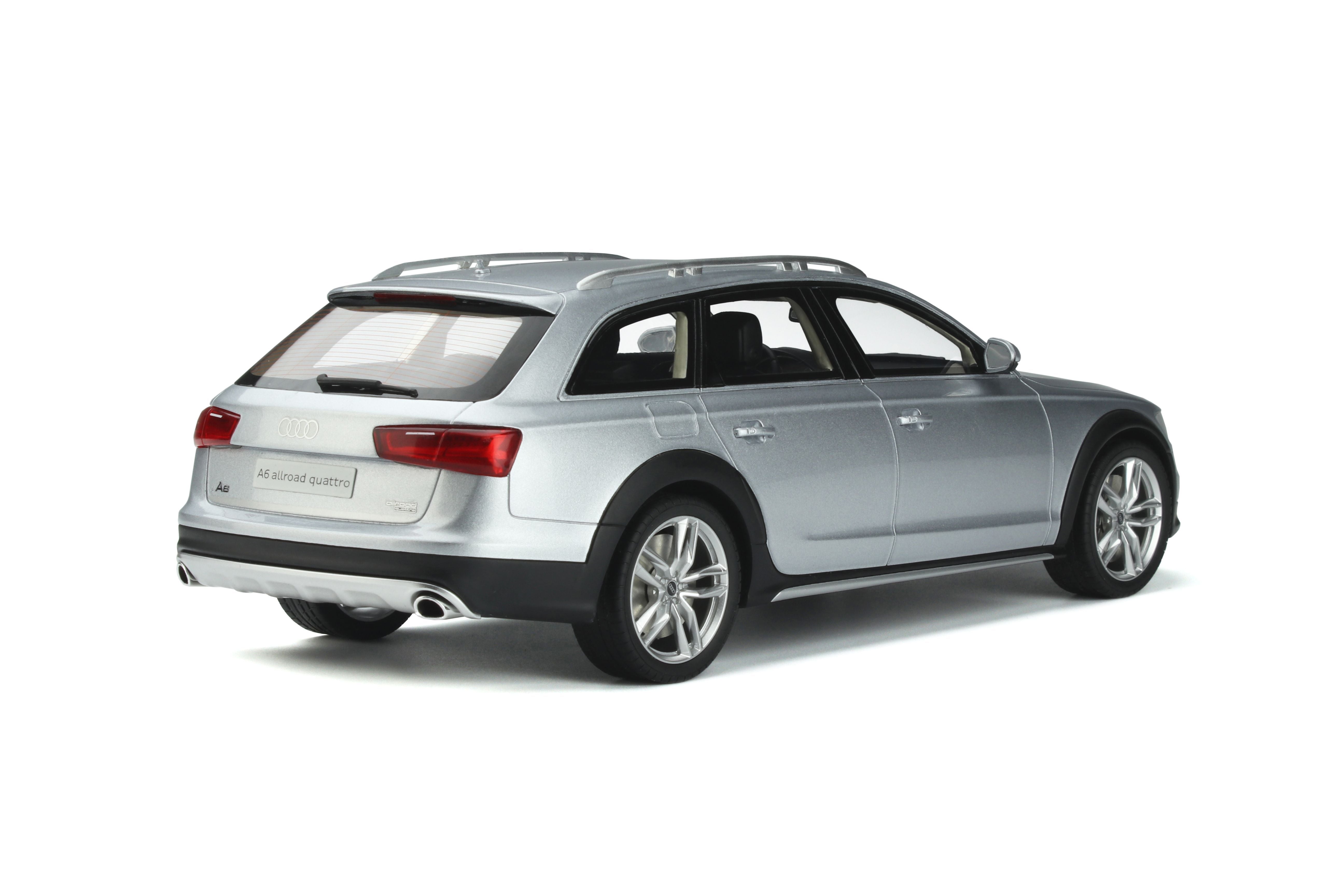 GT Spirit 1:18 2019 Audi A6 (C7) Allroad Floret Silver Metallic GT354