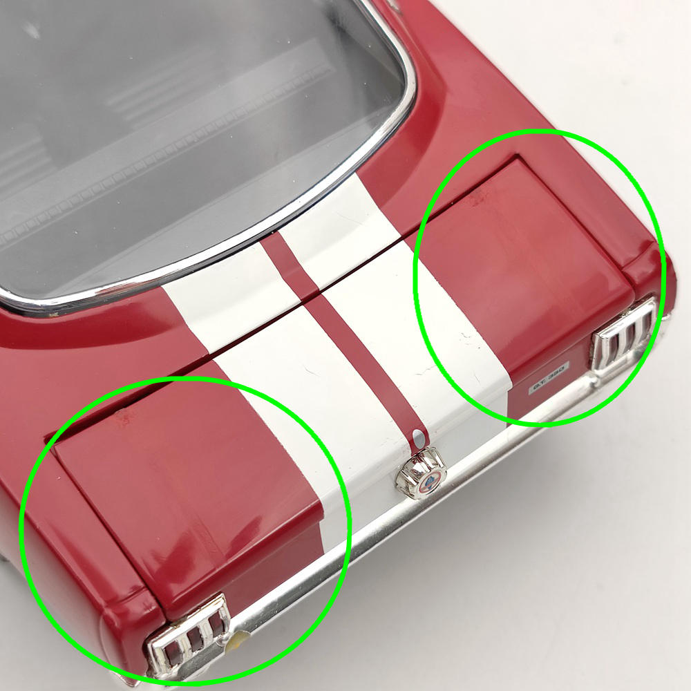 Cobra 1:18 1966 Ford Mustang Shelby GT 350 DC35003 Red Diecast Collectibles Used