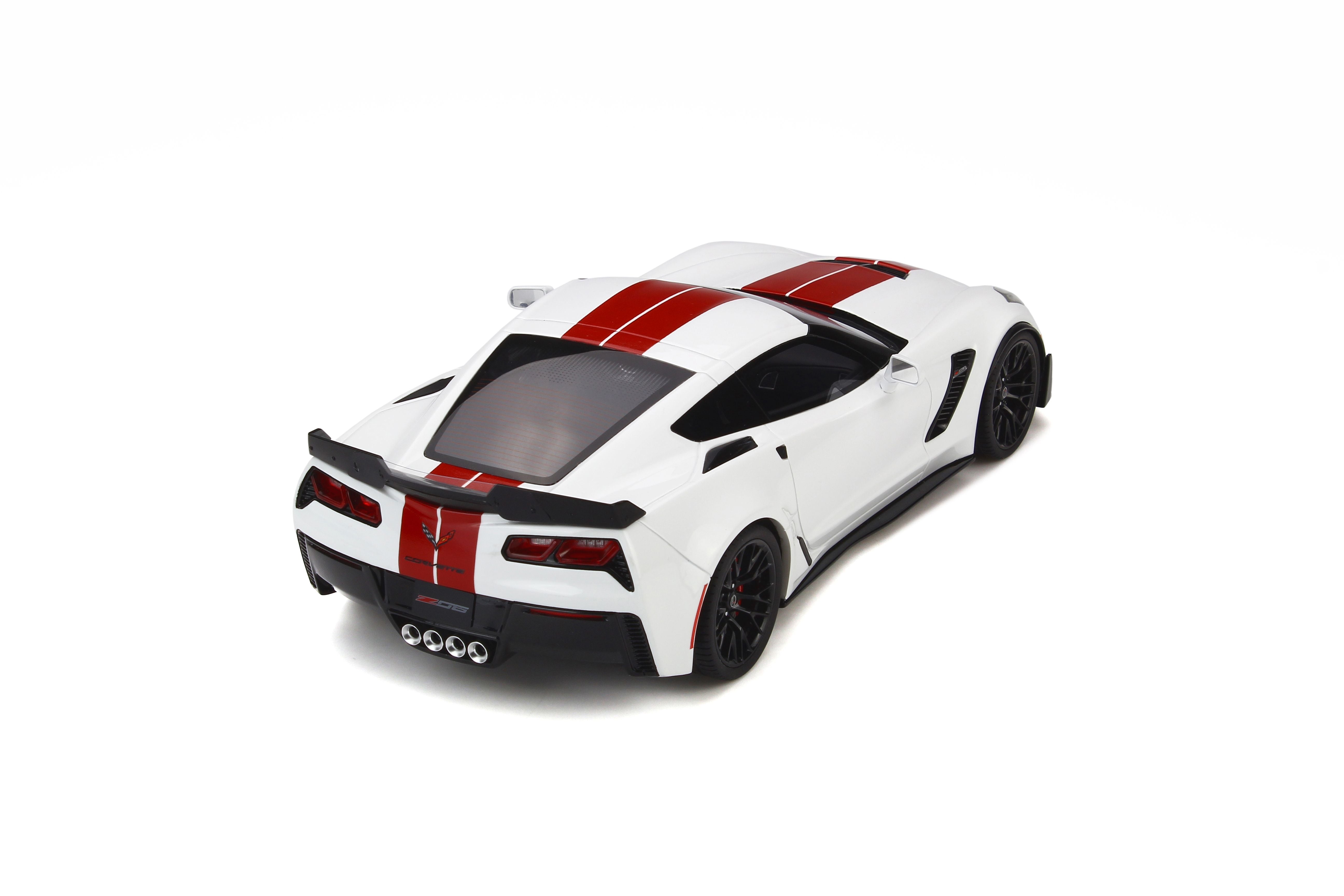 GT Spirit 1:18 2017 Chevrolet Corvette C7 Z06 Arctic White GT214
