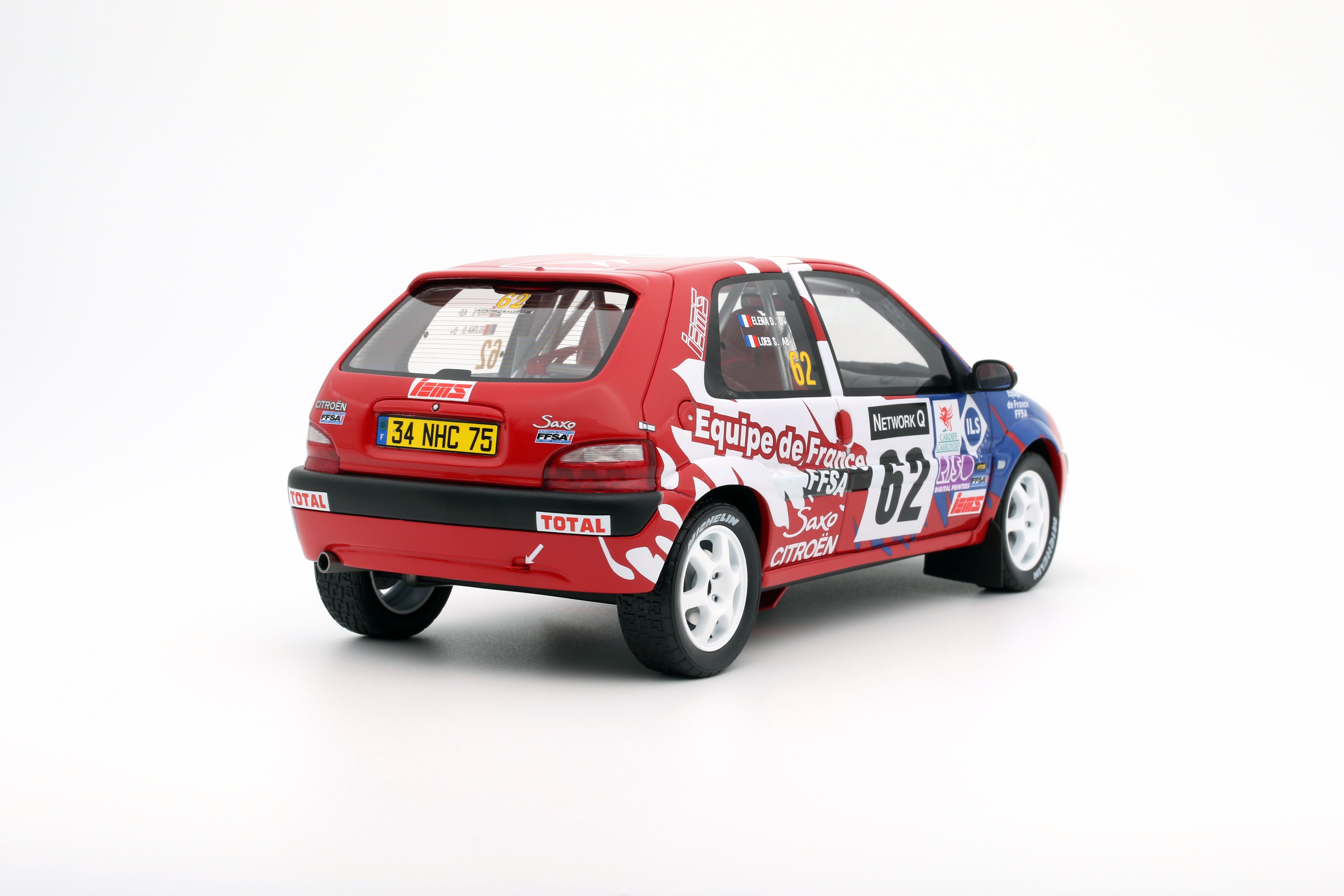 OTTO 1:18 Citroen Saxo Vts S.Loeb #62 Rac Rally 2000 OT978