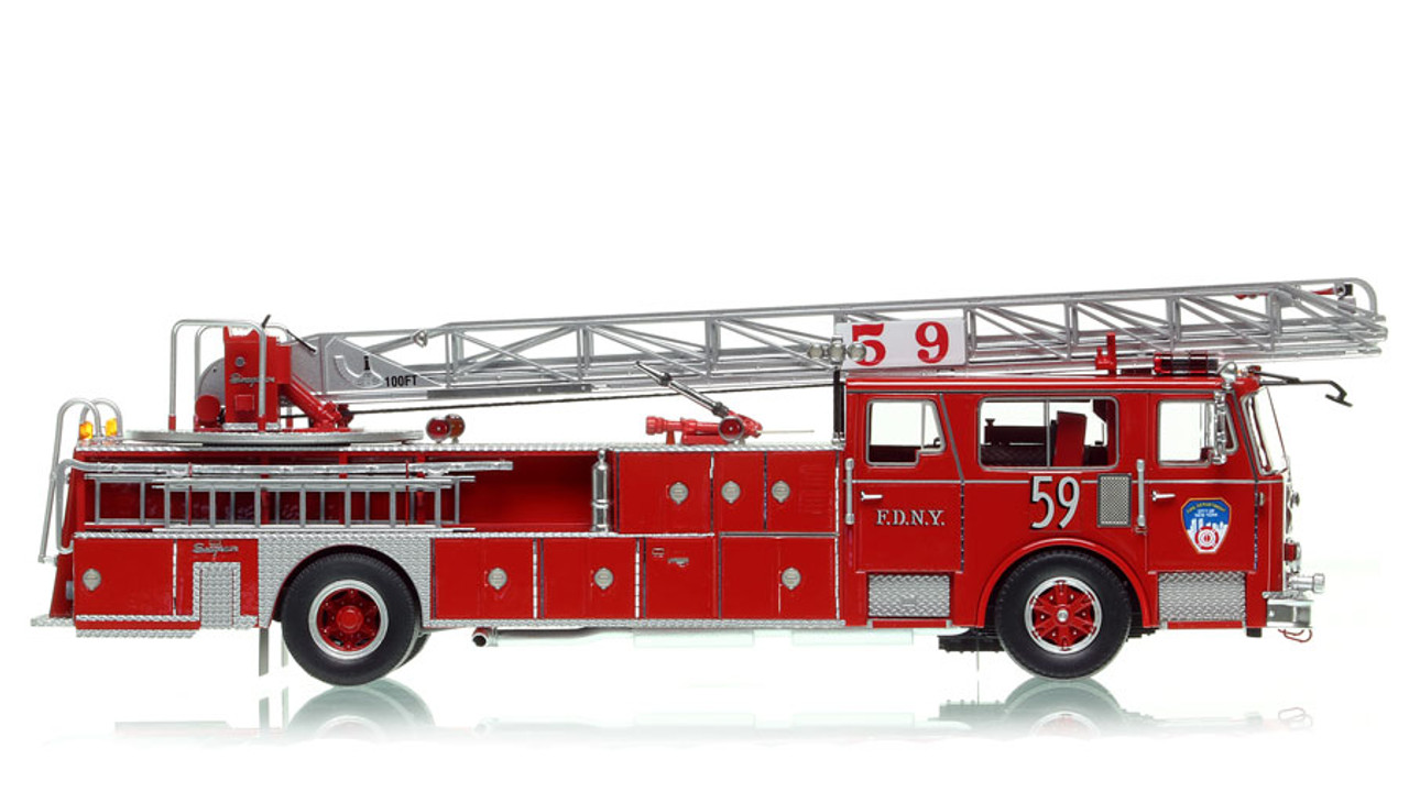 FDNY 1984 SEAGRAVE 100' LADDER 59 - BRONX