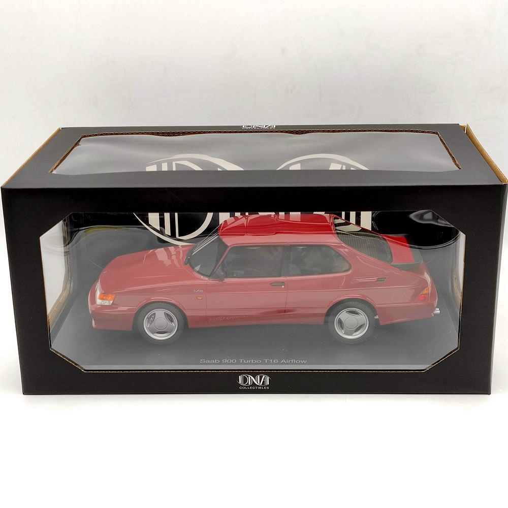 DNA Collectibles 1/18 Saab 900 Turbo T16 Airflow Red DNA000112 Resin Model Car Toys Gift