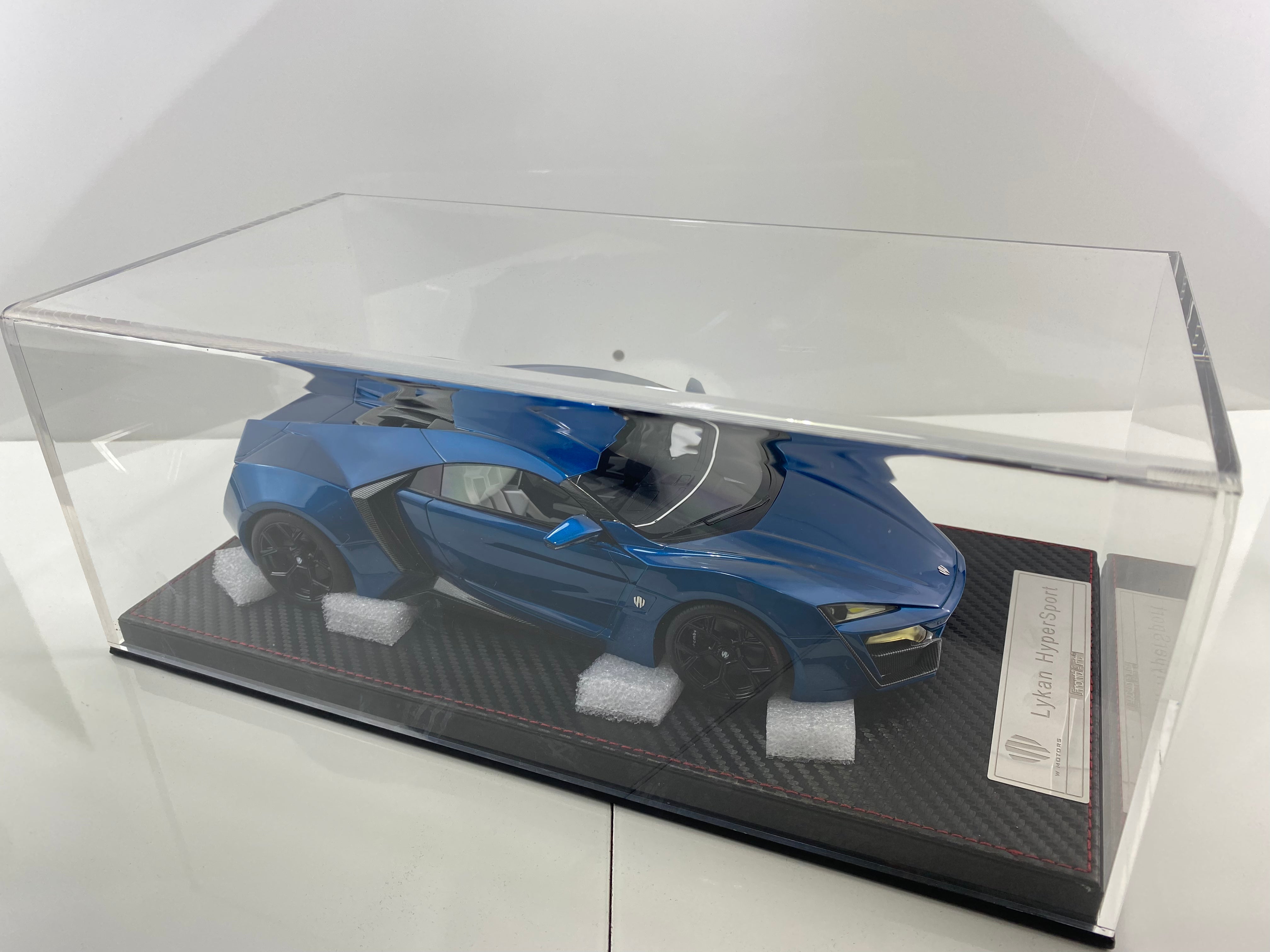 Frontiart 1:18 W Motor Lykan Hypersport Blue F030-11