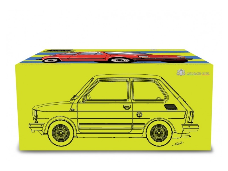 LAUDORACING 1:18 FIAT 126 PERSONAL 4 1976 RED