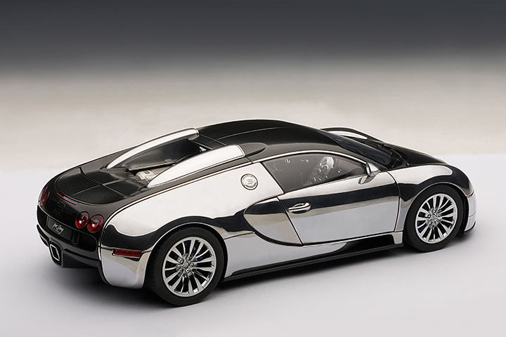 BUGATTI EB VEYRON 16.4 PUR SANG (BLACK/ALUMINIUM CASTING)