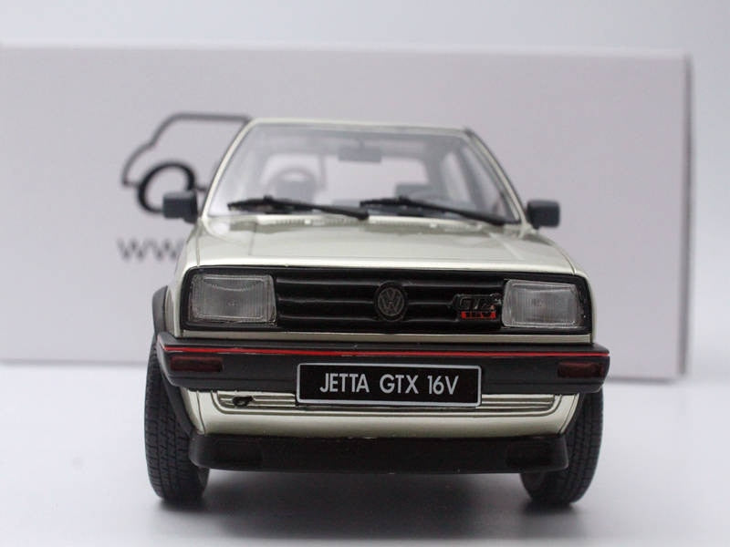 Otto 1:18 otto Mobile LTD Volkswagen Jetta GTX 16V Model Resin Vehicle Models Toys Diecast Red/white/black/light gold Collection