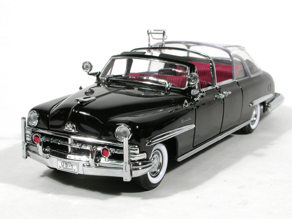 1950 Lincoln Cosmopolitan Bubble Top Presidential Limousine diecast model car 1:24 scale