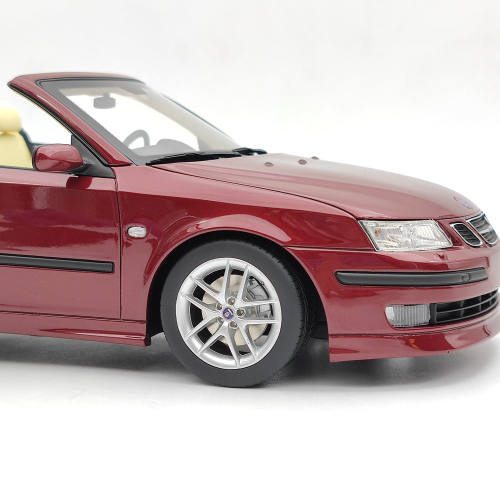 DNA Collectibles 1/18 Saab 9-3 Convertible Aero 2005 DNA000087 Resin Model Red Toy Gift