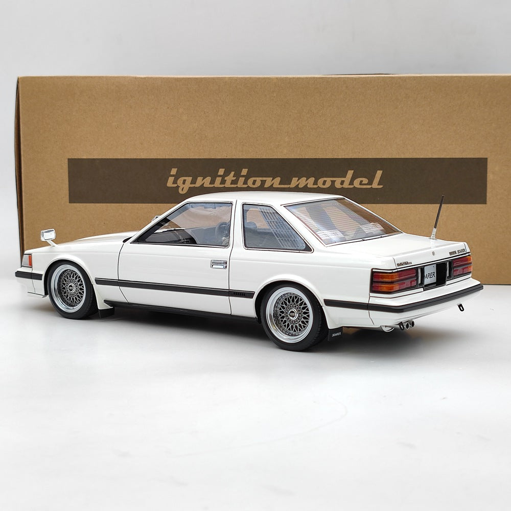 Ignition Model 1:18 Scale Toyota Soarer 2800GT Z10 IG1373 Resin Car Model Limited White Toy Gift