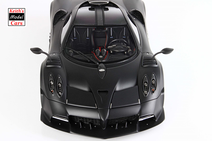 [1/18 Scale] Pagani Imola in Matte Black by BBR Models