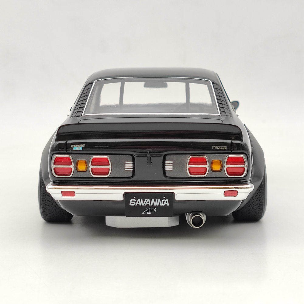 Ignition Model 1/18 Mazda Savanna (S124A) Racing Black IG2030 Resin Model Car Toys Gift