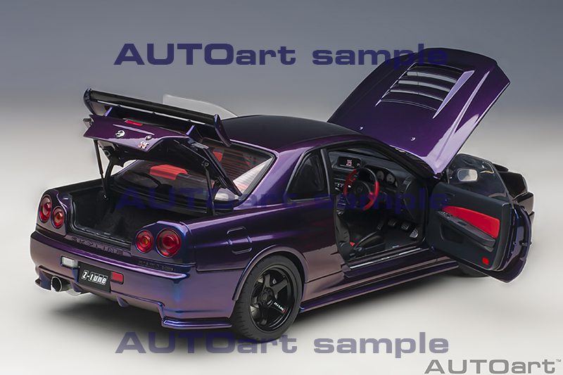 *PREORDER* AUTOart 1:18 Nissan Skyline GT-R (R34) NISMO Z-Tune in Midnight Purple III