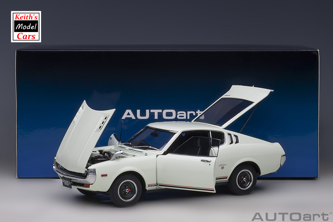[1/18 Scale] Toyota Celica Liftback 2000GT (RA25) 1973 in White by AUTOart Models