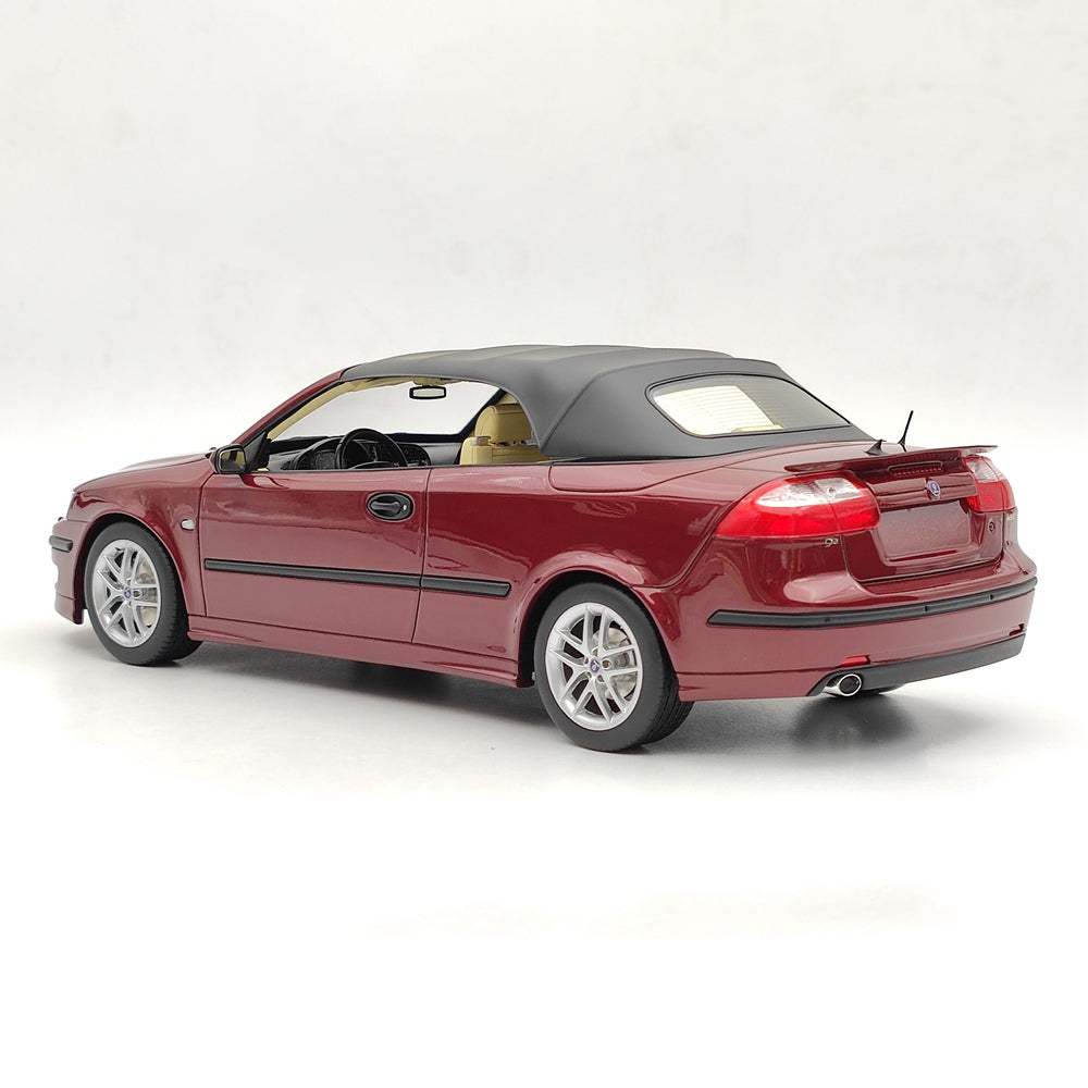 DNA Collectibles 1/18 Saab 9-3 Convertible Aero 2005 DNA000087 Resin Model Red Toy Gift