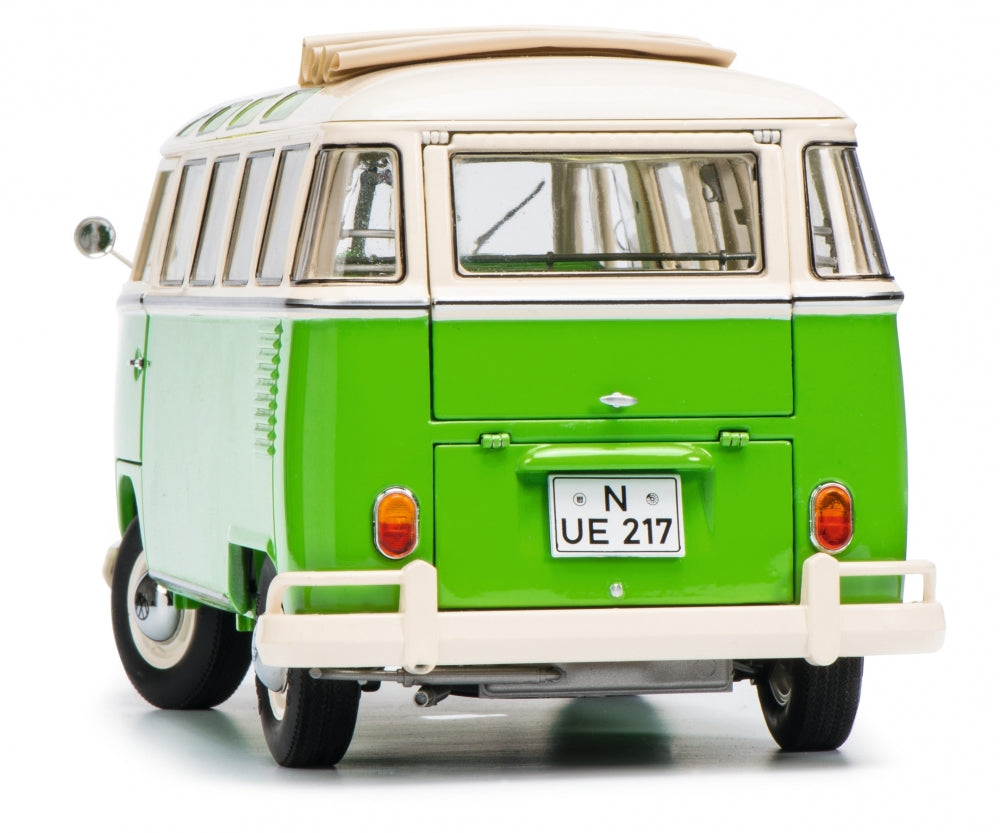 Schuco 1:18 Volkswagen T1b Samba green/white 450028600