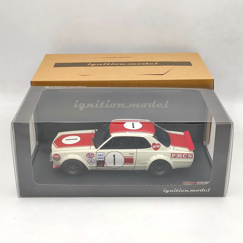 Ignition Model 1:18 IG2017 Nissan Skyline 2000 GT-R (KPGC10) #01 1971 Resin Toys Car Gift